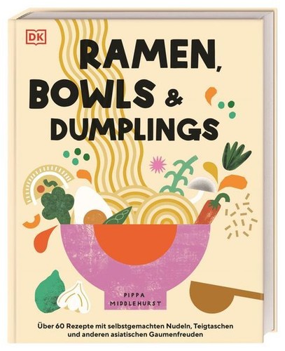 Ramen bowls und dumplings - ramen,,
